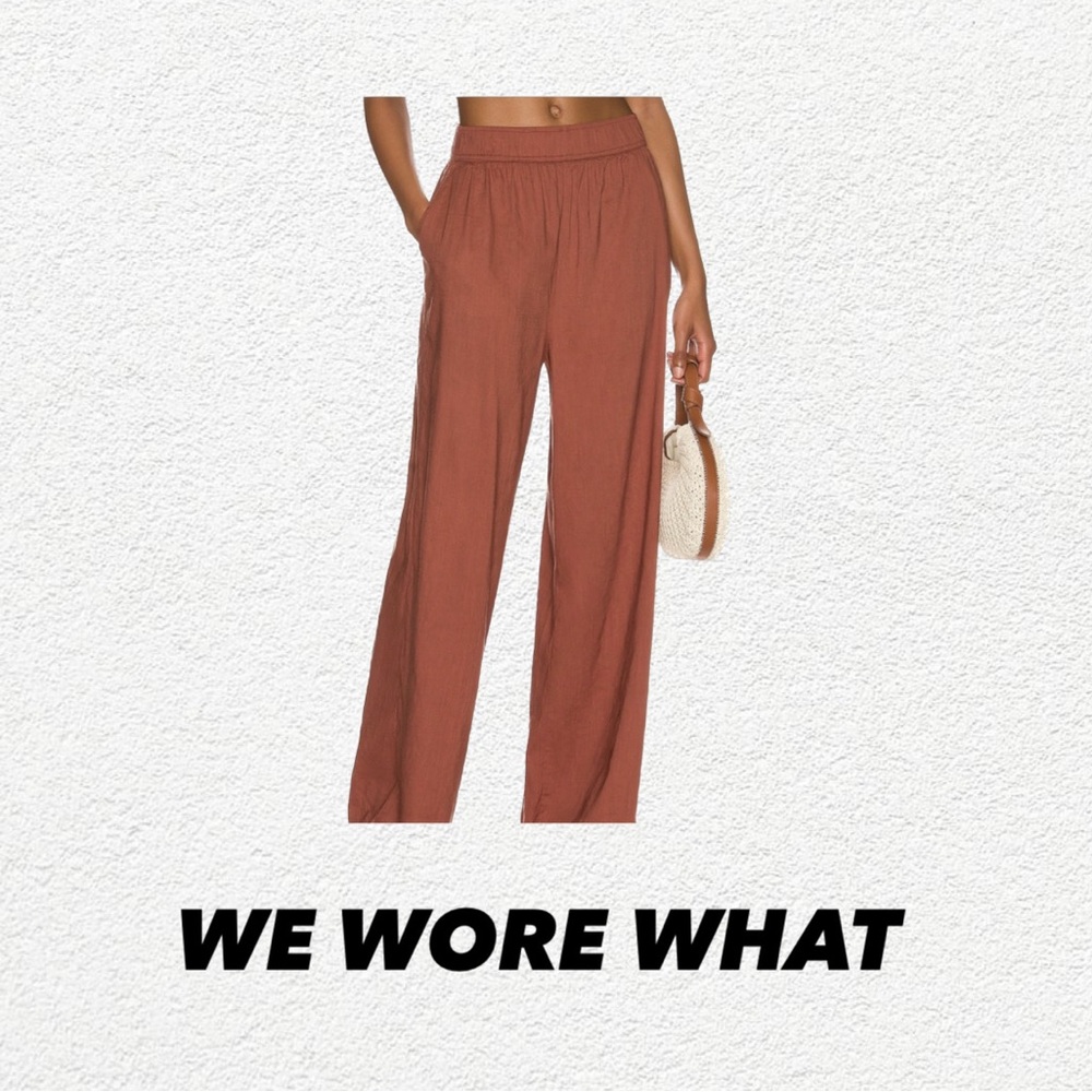 WeWoreWhat wide leg pant size XSMALL